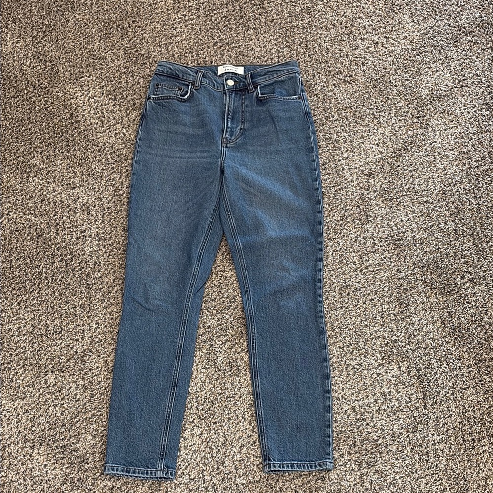 Reformation Dark Blue Skinny Jeans size 26